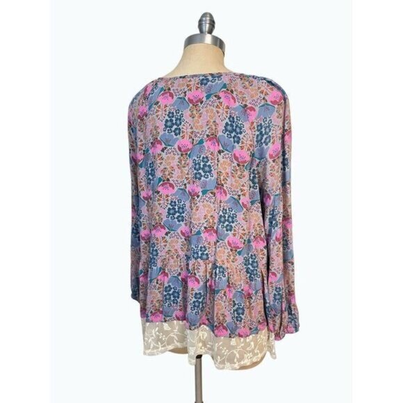 Matilda Jane Bohemian Lace Tunic Top Large Sew Perfect - Picture 4 of 6
